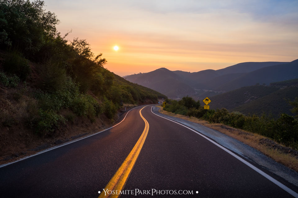 Old Priest Grade Road Scenic And Dangerous Yosemite Park Photos 
