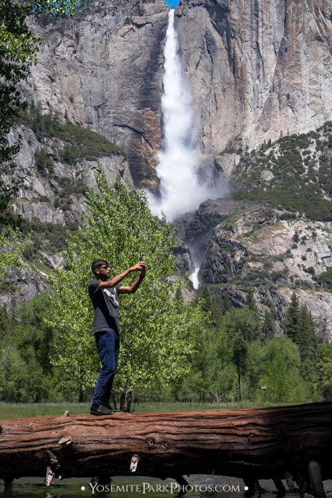 Tourist Selfies - Editorial Photo Gallery | Yosemite Park Photos